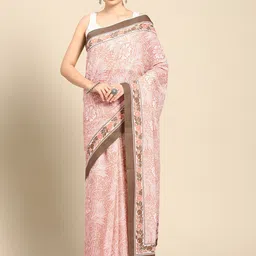 BUTA BUTI Floral Pure Cotton Saree-picture-18