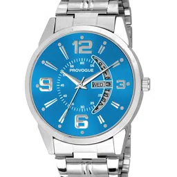 Provogue Men Stainless Steel Straps Analogue Multi Function Watch SK-PG-4030-BLU-SLVR-picture-28