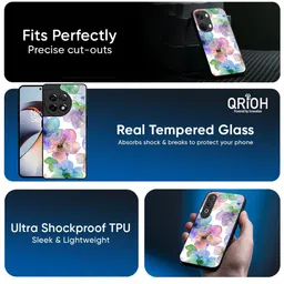 QRIOH Wildflower Haze Floral Printed OnePlus 11R 5G Back Case Mobile Accessories image 3