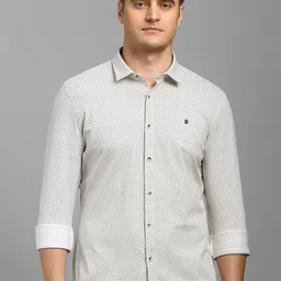 Louis Philippe Sport Men Slim Fit Geometric Printed Spread Collar Casual Shirt-picture-43