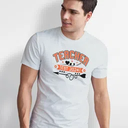 Seekbuylove Men Typography Printed Bio Finish T-shirt image 5