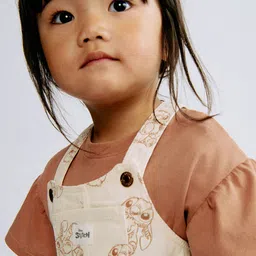 H&M Printed Dungaree Dress image 5