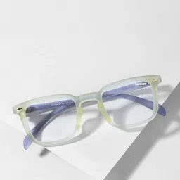 RESIST EYEWEAR Unisex Wayfarer Sunglasses With UV Protected Lens LEO YELLOW GREY CLEAR 3 image 2