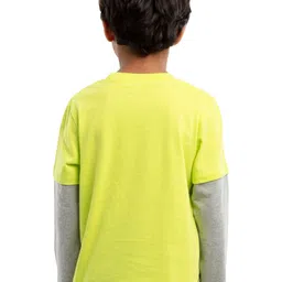UNDER FOURTEEN ONLY Boys Printed Cotton T-shirt image 4