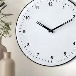Home Centre White Traditional Wall Clock-image-8