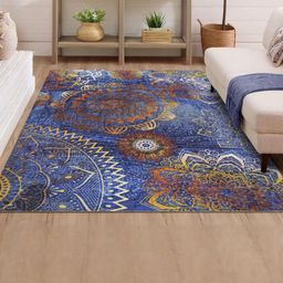 Kaleen India Blue Polyester Carpets-picture-15