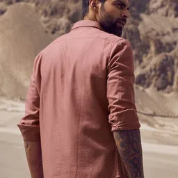 Andamen Casual Men Twill Regular Fit Cotton Shirt image 4