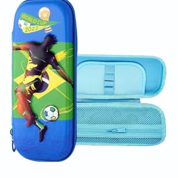 YK Kids Self Design Football Theme Hard Case Pencil Pouch Stationery-picture-21