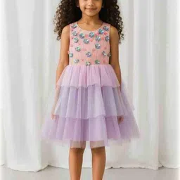 A Little Fable Floral Striped Fit & Flare Dress-image-58