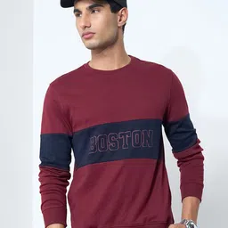 Peregrine by Pantaloons Men Colourblocked Sweatshirt-image-90