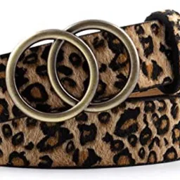 syga Women Casual Brown, Black Genuine Leather Belt-picture-14