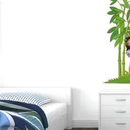Aura Green & Blue Self Adhesive Wall Sticker-image-29