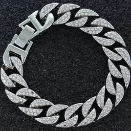 STYLEKRAFT Unisex Stainless Steel Silver Bracelet-picture-11