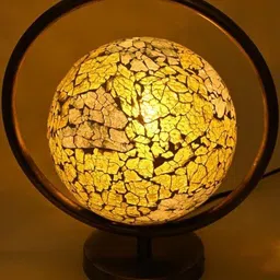 1ST TIME Yellow Glass Cylinder Table Lamps image 2