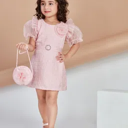 Peppermint Striped Georgette A-Line Dress-picture-12