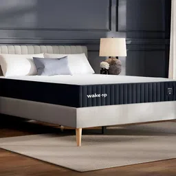 Wakeup India White & Grey Quilted Cotton Orthopedic Thick Medium Firm Single Size Mattress image 5