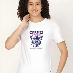 SZN Graphic Printed Pure Cotton Regular Fit T-shirt-image-58