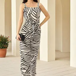 SZN Women Printed Shoulder Straps Basic Jumpsuit image 3
