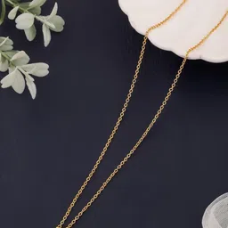SZN Set of 2 Brass Gold-Plated Necklace image 4
