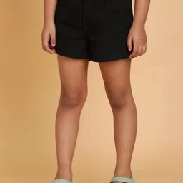 TALES & STORIES Girls Washed Outdoor Shorts-picture-5