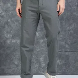 The Roadster Lifestyle Co Men Mid-Rise Relaxed-Fit Trousers-picture-32