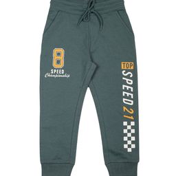 PLUM TREE Boys Typography Printed Mid-Rise Cotton Jogger Track Pants-picture-31