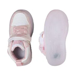 NEW STEPS Girls Printed PU Sneakers image 3