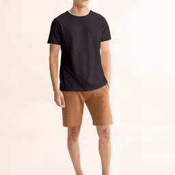 Metronaut Men Self Design Round Neck T-shirt image 5