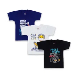 paryag hosiery Unisex Kids Cotton Tshirts-picture-43