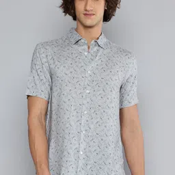 Flying Machine Slim Fit Tropical Printed Casual Shirt-image-15