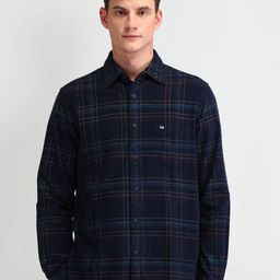 Arrow Sport Men Classic Tailored Fit Opaque Checked Casual Shirt-picture-19