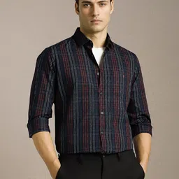 Louis Philippe Sport Men Slim Fit Tartan Checks Checked Casual Shirt-picture-12