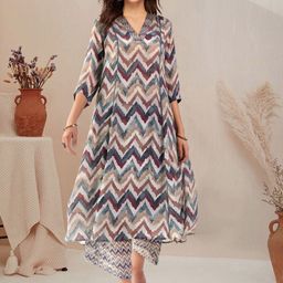 BAESD Women Printed Anarkali Kurta With Palazzo-picture-19
