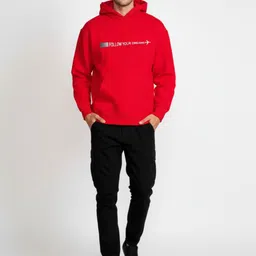 Moda Rapido Men Printed Hooded Sweatshirt image 5