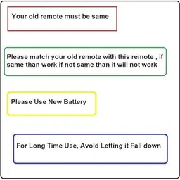 Rohit Electronics Remote Control Compatible With AC (ARC484B9) (EXACTLY SAME REMOTE WILL ONLY WORK) Remote Controller image 2