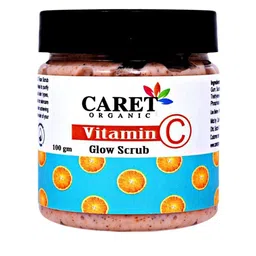 CARET ORGANIC 2Pcs Aloevera & Neem Shampoo - 300 ml& Vitamin C Glow Scrub - 100 g image 2