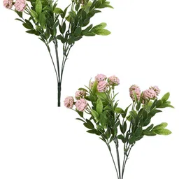 Myntra Elegant Homes Peach 2 Pieces Cherry Blossom Artificial Flower image 5