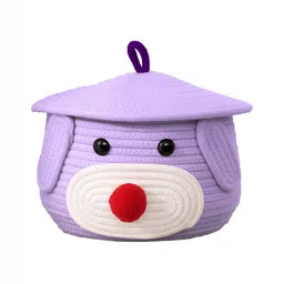 ANA Purple Set of 1 Regular Tote Basket Organisers image 2