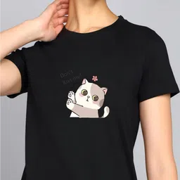 HESHA Women Typography Printed T-shirt image 2