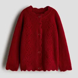 H&M Scalloped Knitted Cardigan-picture-35