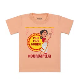 Arvesa Kids Typography Printed Short Sleeves T-shirt-picture-38