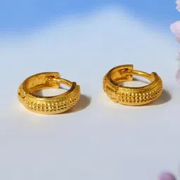 SHREE KRISHNA SHOPPING Gold-Plated Brass Earrings-image-87