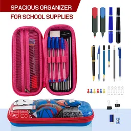 Kuber Industries Pack Of 2 Captain America Printed Waterproof 3D Pencil Boxes image 5