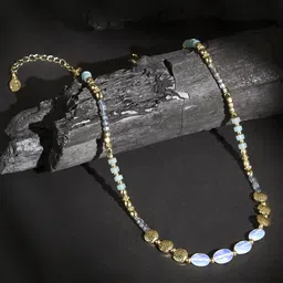 Accessorize Stone Studded & Beaded Necklace-picture-29