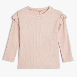 Koton Girls Raw Edge T-shirt-picture-52