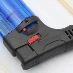 explorer Jet Flame Gun Thrower Barbeque Butane Lighter Torch Refillable Adjustable Pocket Lighter image 4