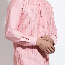VIVEK KARUNAKARAN Geometric Embroidered Straight Kurta with Dhoti Pants image 2