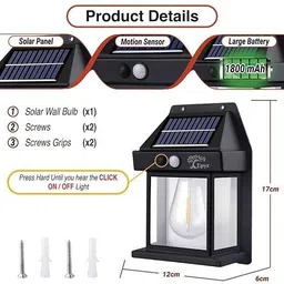 greatonix Wallchiere Wall Lamp With Bulb image 3