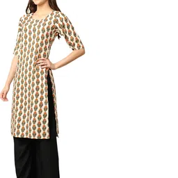 Ethnic basket Women Pack Of 2 Multicoloured Crepe Kurtas image 4