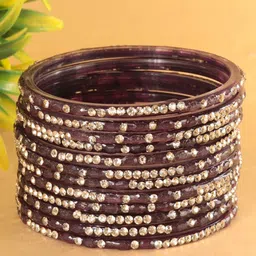 STYOLLO Set Of 12 Zircon Studded Bangle image 3